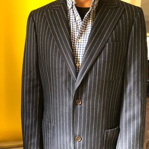 Kuhlman Pinstripe 2 Button Wool Blazer